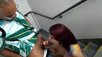 Interracial encounter with tattooed partner