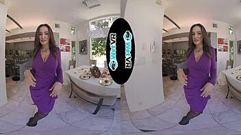 Wetvr oiled up VR massage turns into hot fuck with Britt Blair