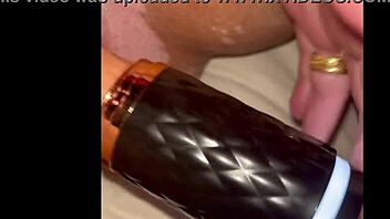 Fucking New Toy Before Switching to Bottle Play