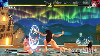 Chun Li's erotic adventures - A 3D cartoon rendition of the popular video game character