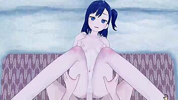 Bold POV Nighttime Sex with Hikage Miyauchi in Intense Positions