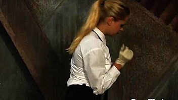 Lesbian slaves punished and humiliated by dominant mistress