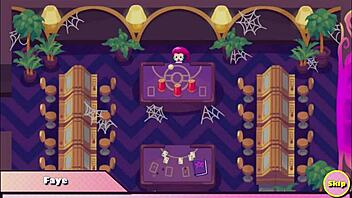 Cuddle pit games' hentai video game featuring patient care and cowgirl riding