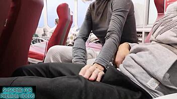 a quick creampie right by the open window feels so wild