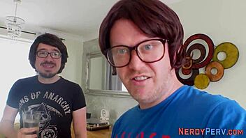 British amateur babe fiercely sucks off Leeds nerds.