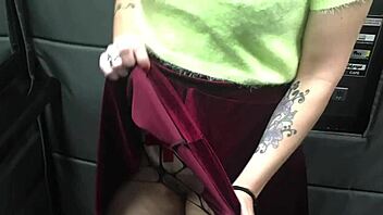 Extreme exhibitionism in public outdoor slut bitch voyeur.