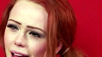 See this wacky model get a cumshot on her face while sucking love juice?