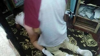 Fucking Husband With Open Thong At Night!