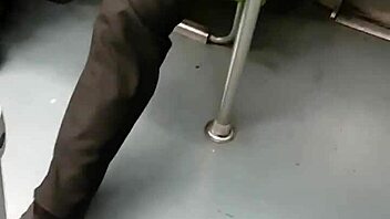 Enjoying A Treat In The Metro