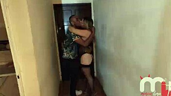 negro pounding hard with passion