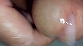 Explicit masturbation with ejaculation and vocal pleasure