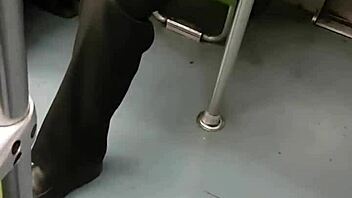 Enjoying A Treat In The Metro