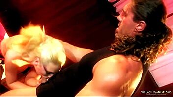 why does the blonde endure intense plowing to get cum on her mouth?