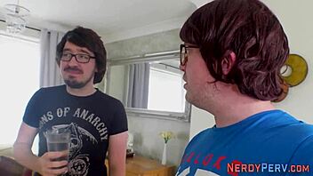 British amateur babe fiercely sucks off Leeds nerds.