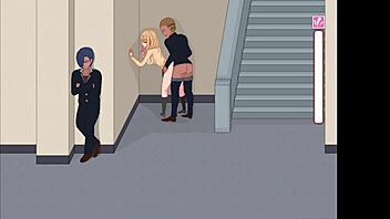 Slut Life: New Transfer Student Gets Wild, Cheating on Boyfriend to Seduce Teacher in Hentai Game Part 1.