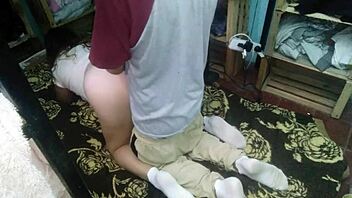 Fucking Husband With Open Thong At Night!