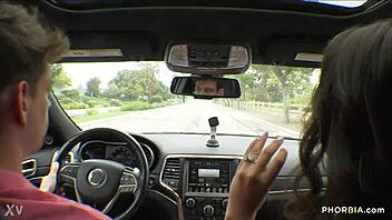 busty nicole sage sucks monster cock with boyfriend