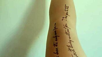 chinese girl teases with feet in stockings