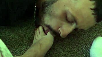 sweaty foot worship for bdsm slave