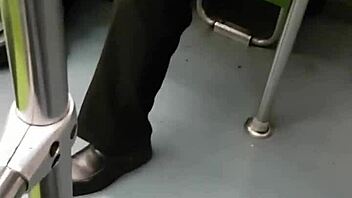 Enjoying A Treat In The Metro