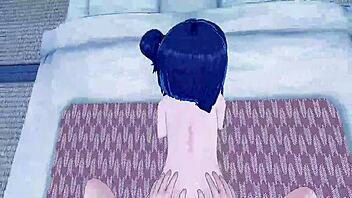 Bold POV Nighttime Sex with Hikage Miyauchi in Intense Positions