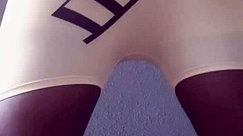 Chained in sexy underwear, my black shemales await