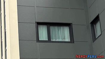 British amateur babe fiercely sucks off Leeds nerds.