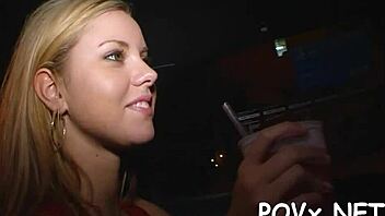 teen sucks cock in pov seduction