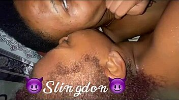 Fucked my ebony neighbor in homemade cumshot blowjob missionary