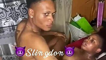 Fucked my ebony neighbor in homemade cumshot blowjob missionary