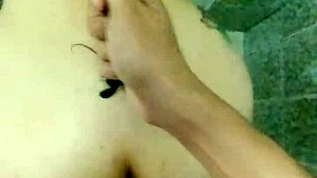 In the bathroom, this curvy milf makes him cum quickly with her big ass doggystyle fuck