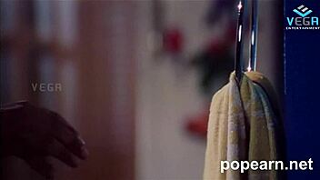 Indian Namitha seduces teen boy in bath.