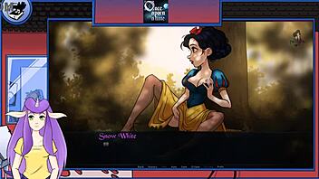 once a porn a time part 3, snow white's tits are so big