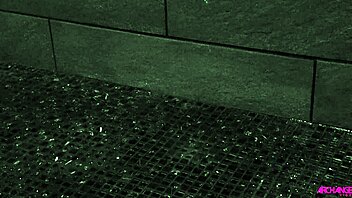 Is Dakota Drooling Over That Hard Cock in the Shower?