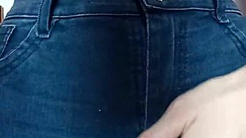 Watch Her Get Spanked And Play With Her Pussy Using A Belt!