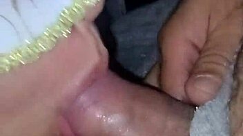 Married bombshell delivers sloppy blowjob to massive shaft