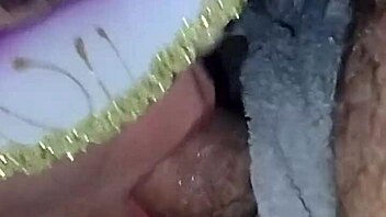 Married bombshell delivers sloppy blowjob to massive shaft