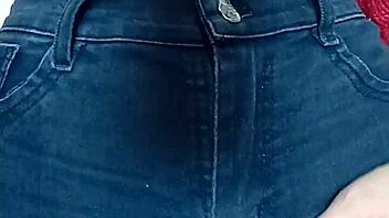 Watch Her Get Spanked And Play With Her Pussy Using A Belt!