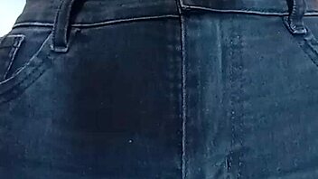 Watch Her Get Spanked And Play With Her Pussy Using A Belt!