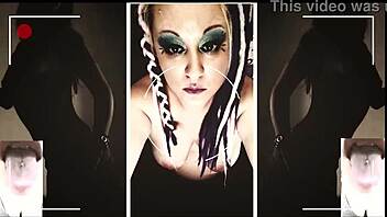 horny stepsister teaches sucking cock for femdom watching