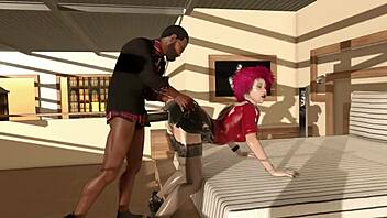 Anal Assfucking Lesson with Ebony Student