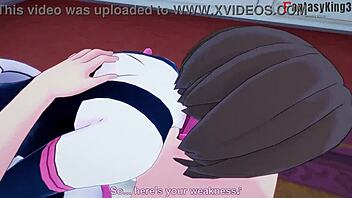 Ochaco uraraka gives blowjob pov in boku no hero