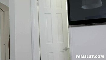 hot step sister sofie reyez handles his erection in taboo scene