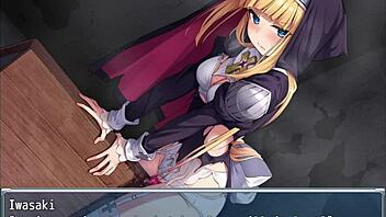 Exorcist girl charlotte in bondage blowjob