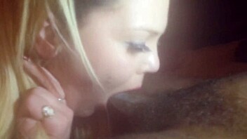 she loves gagging on big black cock