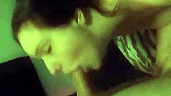 she gives a blowjob while maintaining eye contact