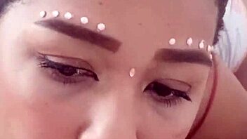 Latina amateur in Florida sucks huge cock after husband's trip.