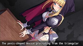 Exorcist girl charlotte in bondage blowjob