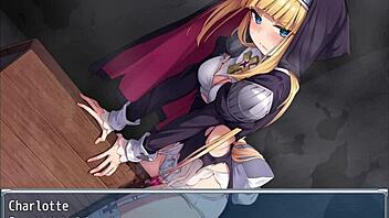 Exorcist girl charlotte in bondage blowjob