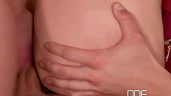 Cathy Heaven enjoys a double penetration and oral sex with two men